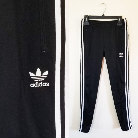 adidas black skinny joggers